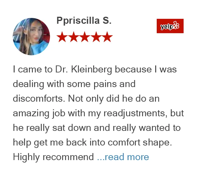 Yelp review by Ppriscilla S. for On Purpose Chiropractic Los Gatos
